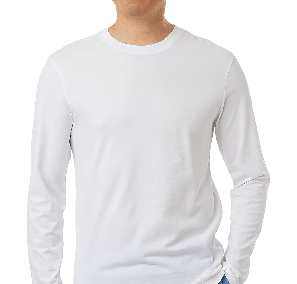 Jaanuu RegenX Cotton Underscrub Long Sleeve T-shirt - Embroidered-default
