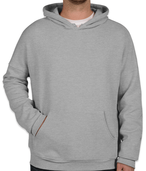 Bella + Canvas 3729 Unisex Sponge Fleece Pullover DTM Hoodie - Athletic Heather - M
