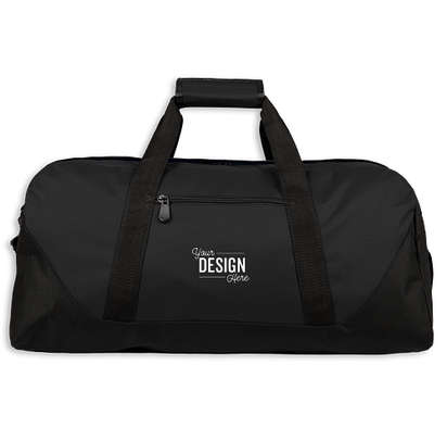 Liberty Series Medium Duffel Bag - Embroidered - Black