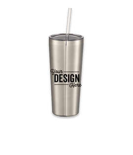 22 oz. Thor Copper Vacuum Insulated Tumbler - Color: Silver