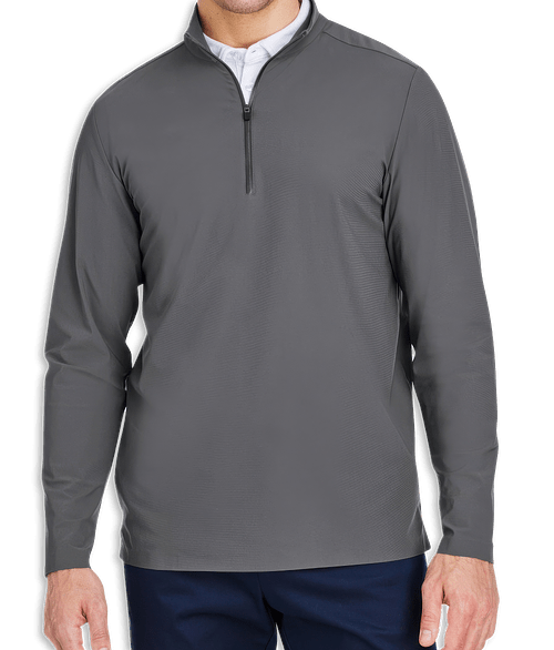 Devon & Jones CrownLux Windsor Performance Quarter Zip - Printed in Graphite