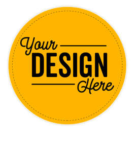 Full Color 4 in. Circle Magnet - Color: Athletic Gold