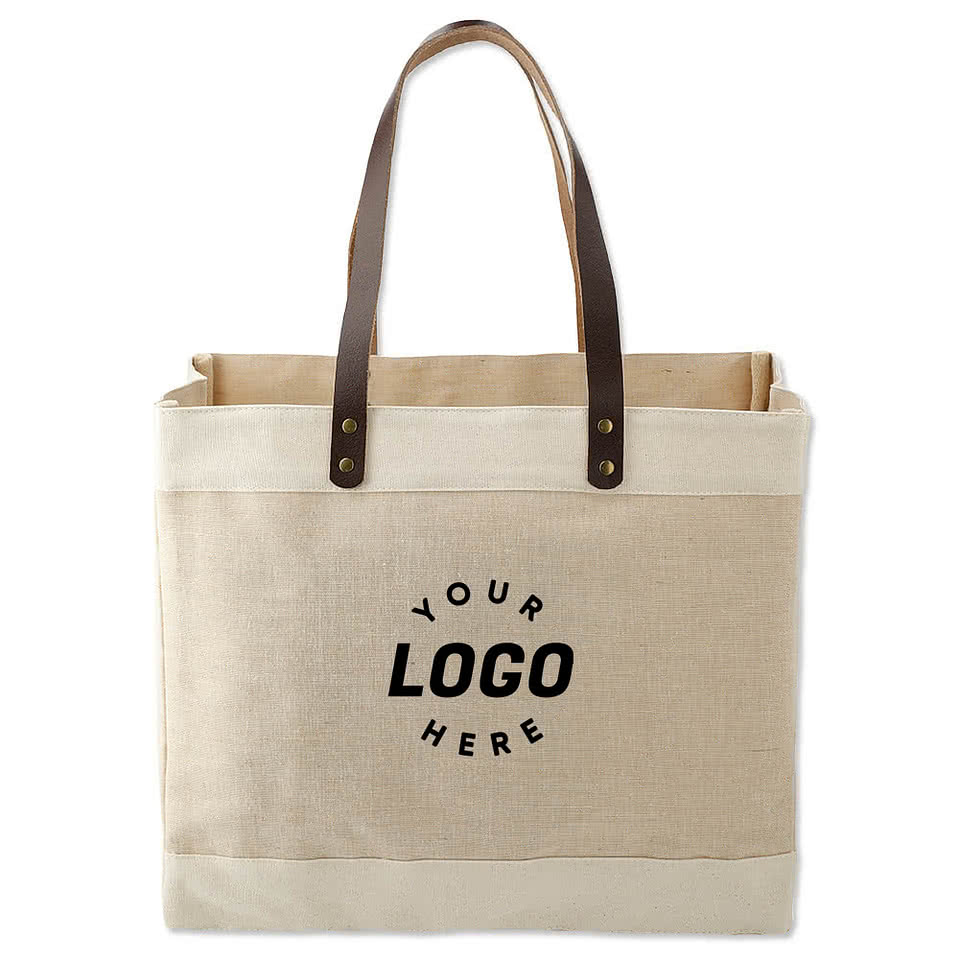 Westover Premium Market Large Jute Tote Bag