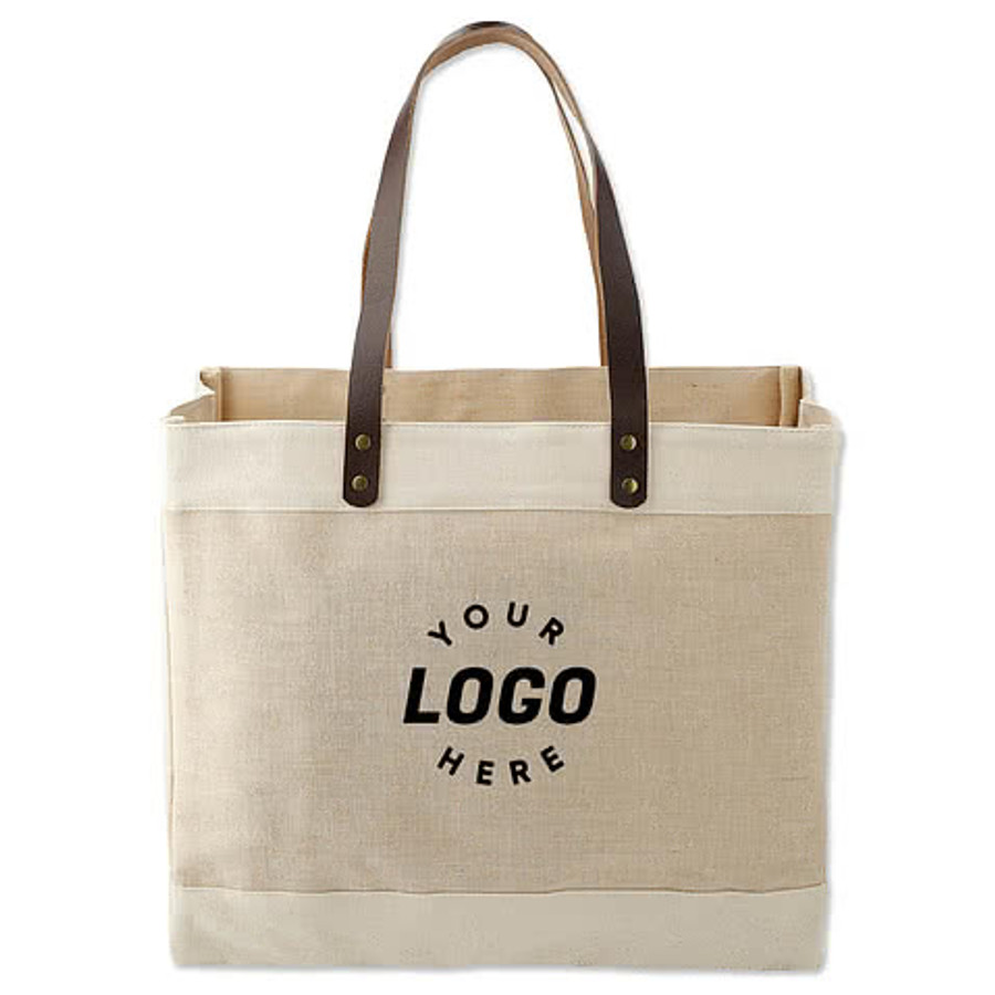 Westover Premium Market Large Jute Tote Bag