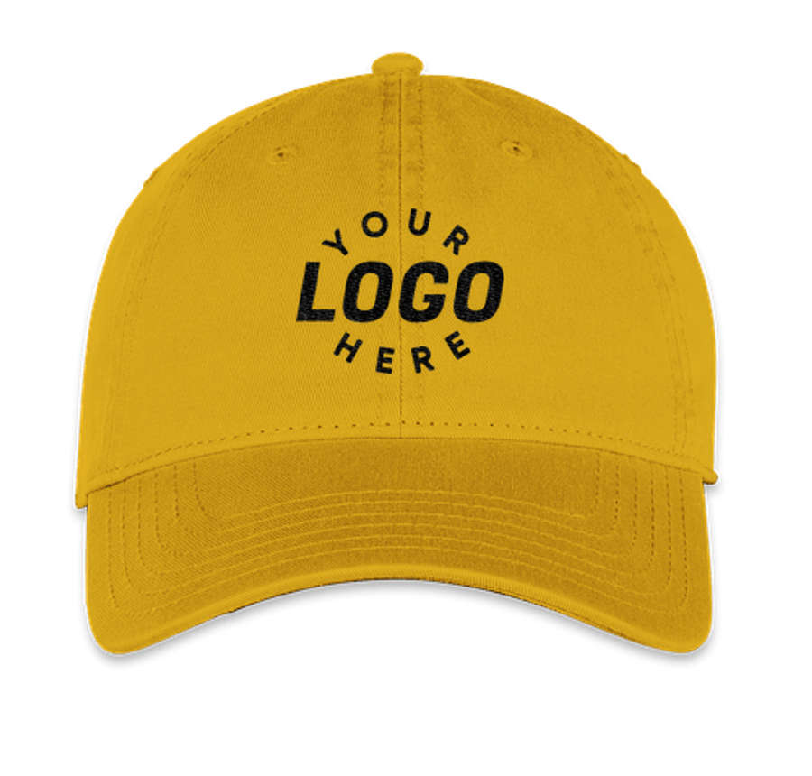 Otto Cap Garment Washed Baseball Hat in Gold