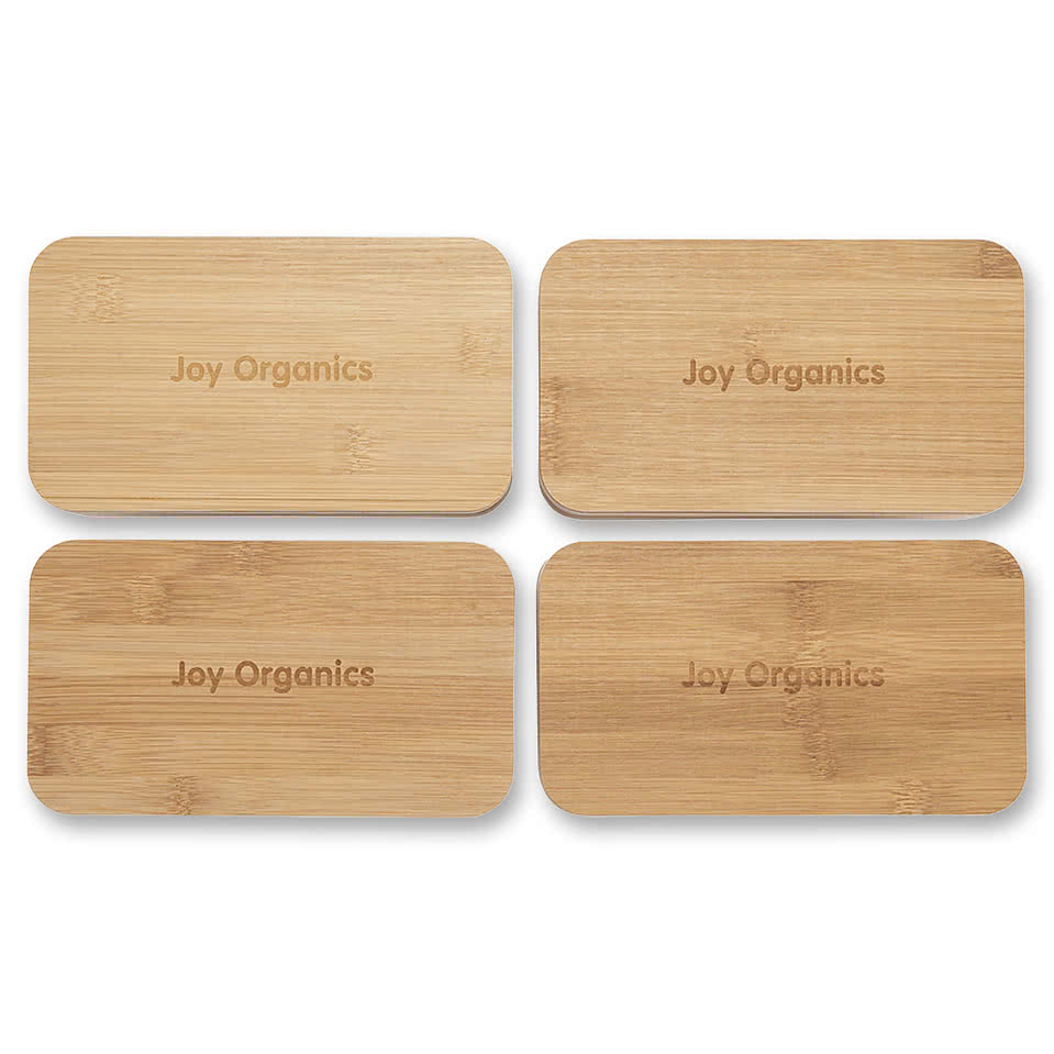Laser Engraved Stackable Bamboo Fiber Bento Box