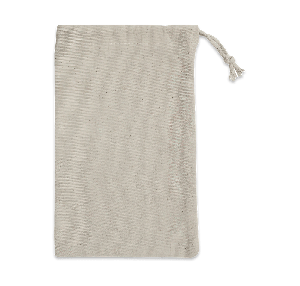 Cotton Carrying Drawstring Pouch-default