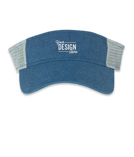Sportsman Pigment Dyed Trucker Visor - Color: Royal / Stone