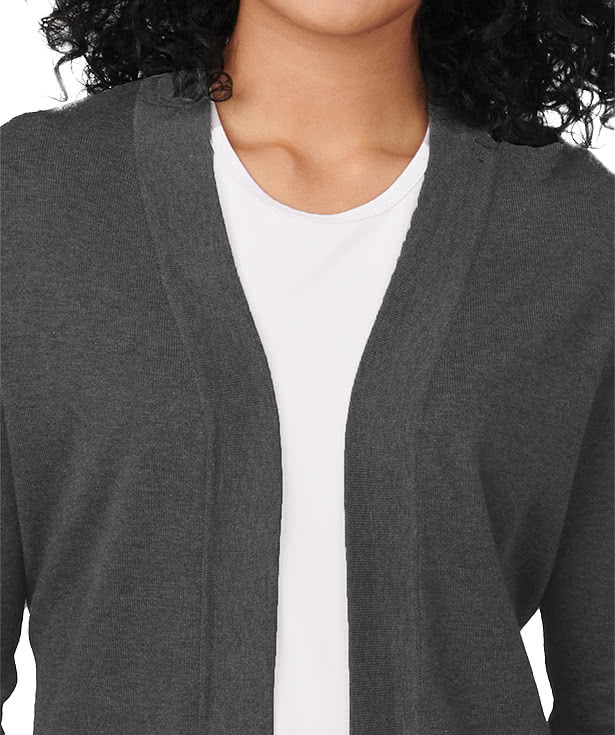Edwards Women's Shirttail Open Cardigan