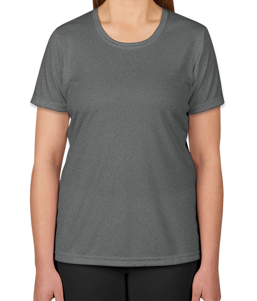Sport-Tek Women's Competitor Performance Shirt in Iron Grey Heather