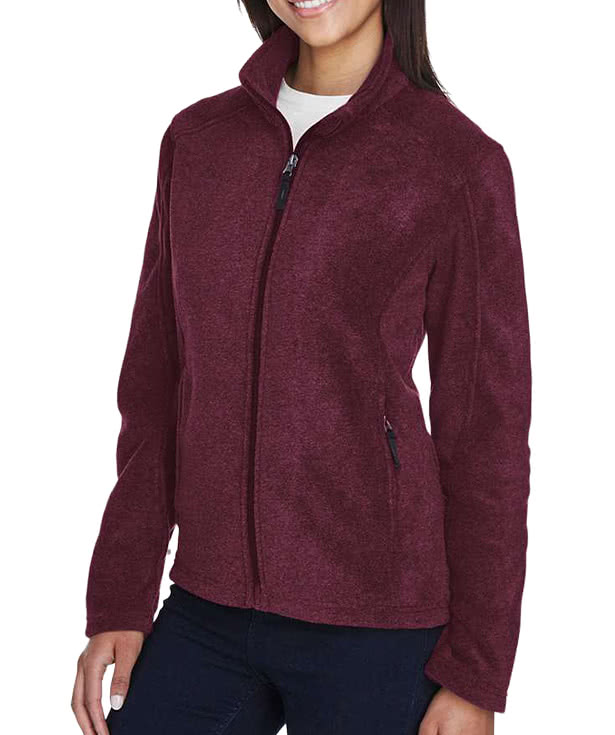 Core 365 Women's Journey Full-Zip Fleece Jacket - Embroidered