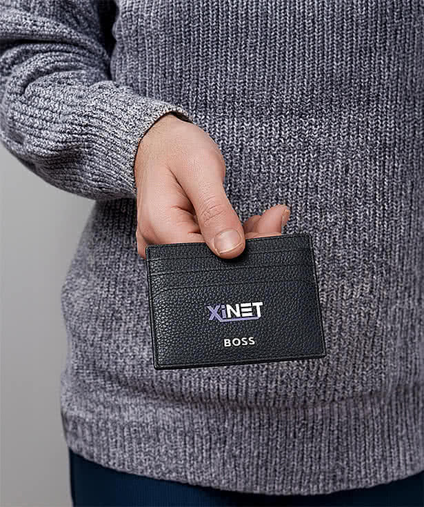 Hugo Boss Classic Grained Card Holder