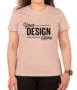 Alternative Apparel Women's Go-To Jersey T-shirt - Color: Heather Sunset Coral