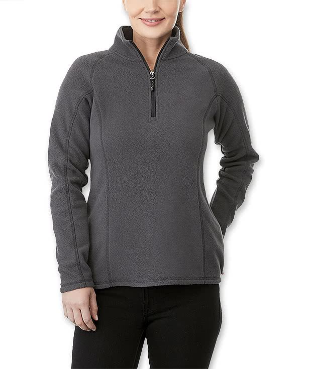 Elevate Women's Bowlen Microfleece Quarter Zip Sweatshirt