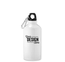 17 oz. Shorty Aluminum Water Bottle - Color: White