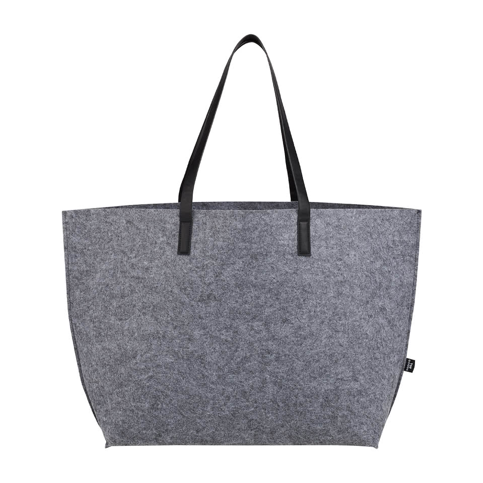 The Goods Recycled Felt Shoulder Tote Bag