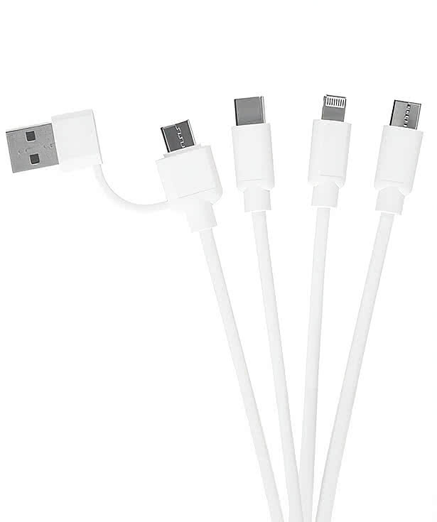Recycled Multi-Charging Cable with Watch Dock
