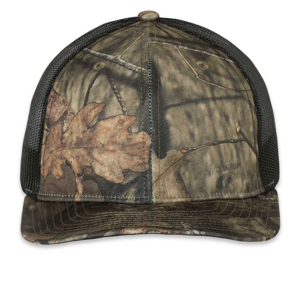 Richardson Patterned Snapback Trucker Hat-default