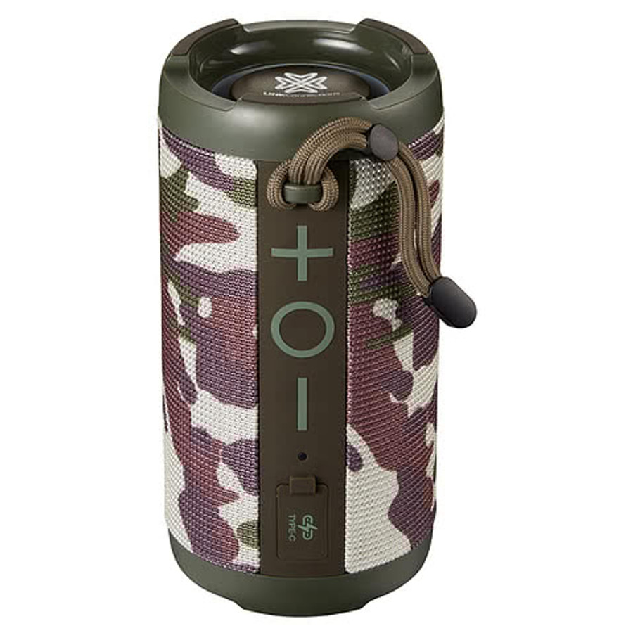 Laser Engraved Light-Up-Your-Logo Cordelia Wireless IPX7 Waterproof Speaker