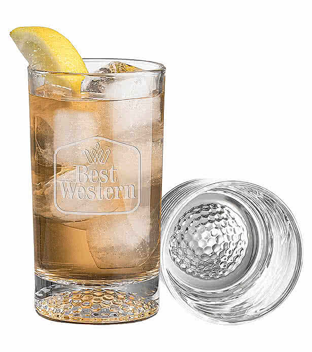 Laser Etched 13.5 oz. Fairway Golf Hiball Glass