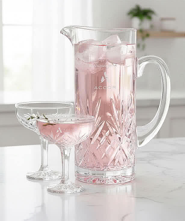 Laser Etched 34 oz. Brinkley Pitcher