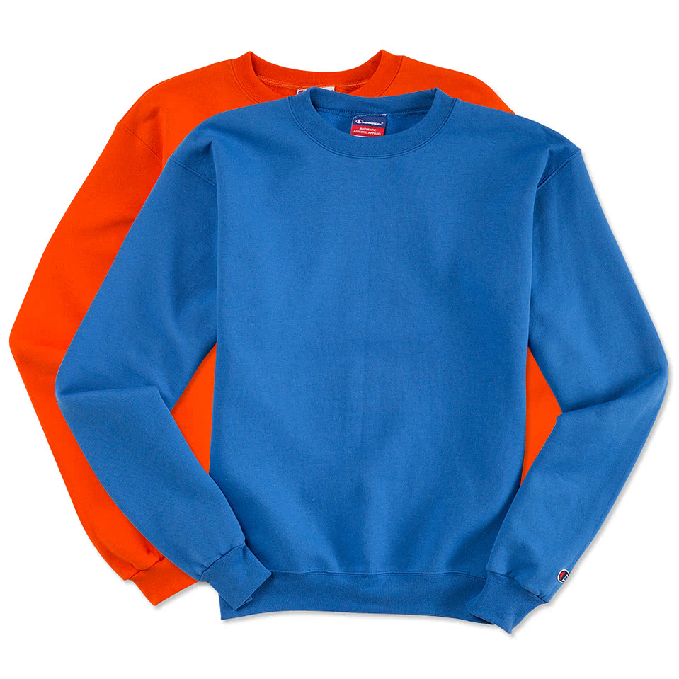 Custom champion shop crewneck sweatshirt