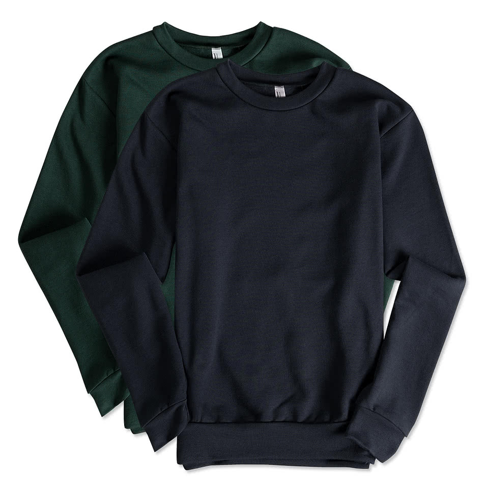 American Apparel Flex Fleece Drop Shoulder Crewneck Sweatshirt