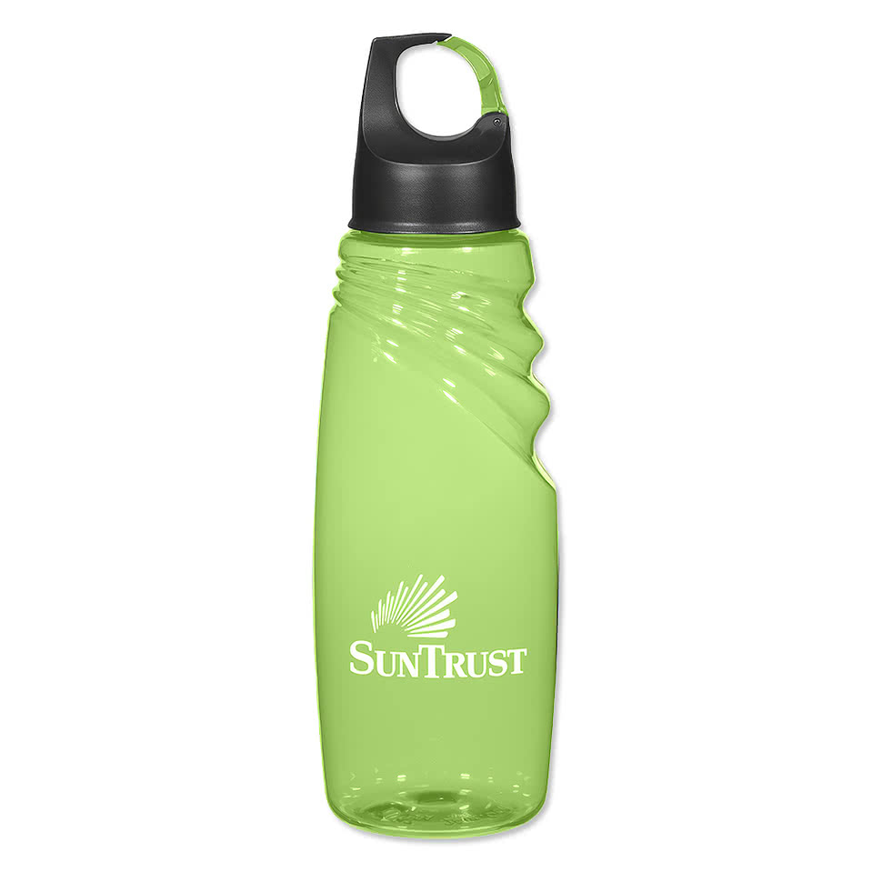 24 oz. Crest Carabiner Sports Water Bottle