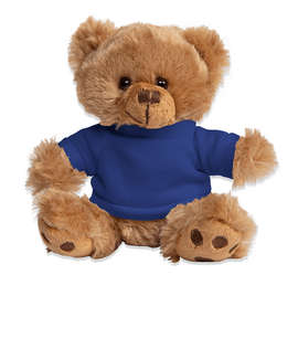 6" Big Paw Brown Bear - Color: Royal