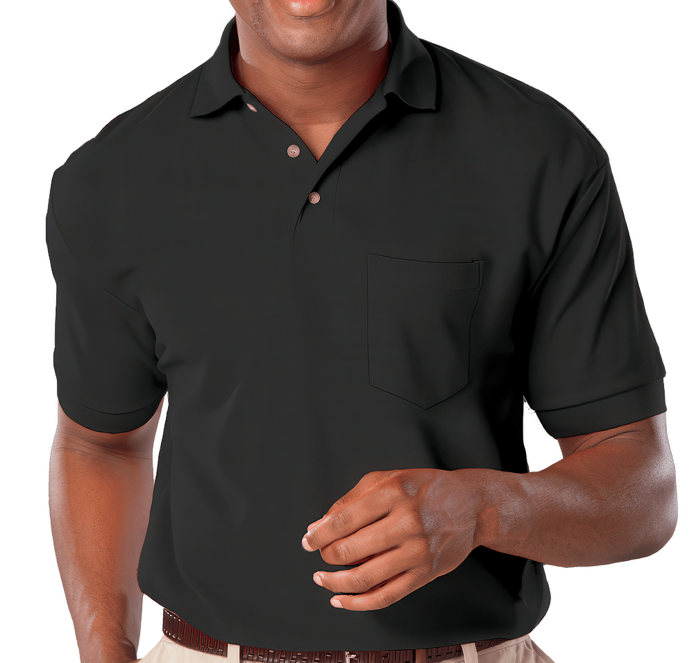 Blue Generation Superblend Easy-Care Pique Pocket Polo - Printed-default
