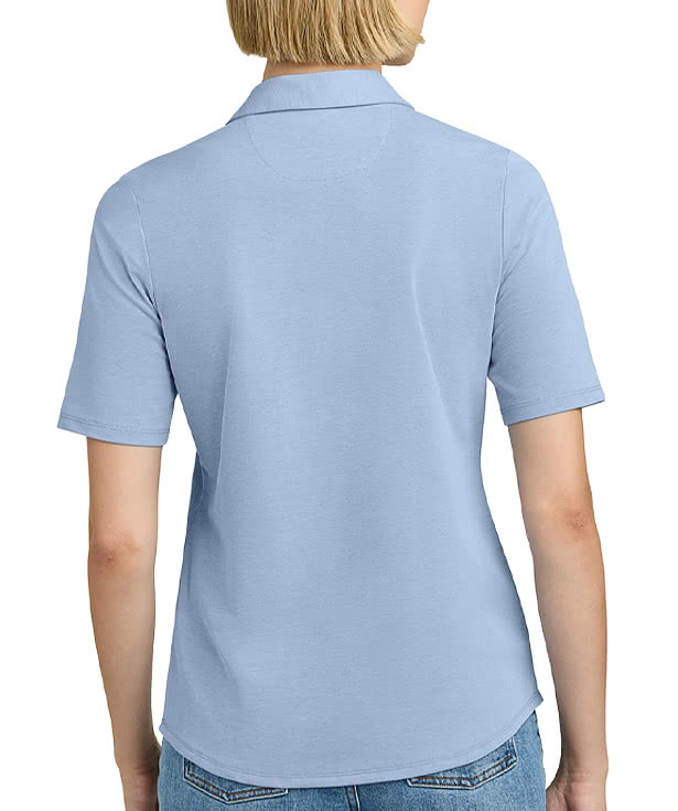 Brooks Brothers Women's Pinpoint Pique Performance Polo - Printed