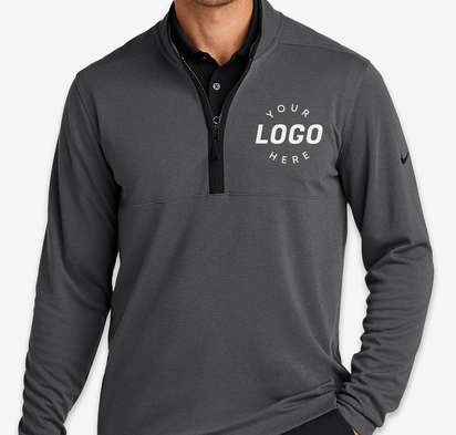 Nike Textured Lightweight Quarter Zip Sweatshirt-default