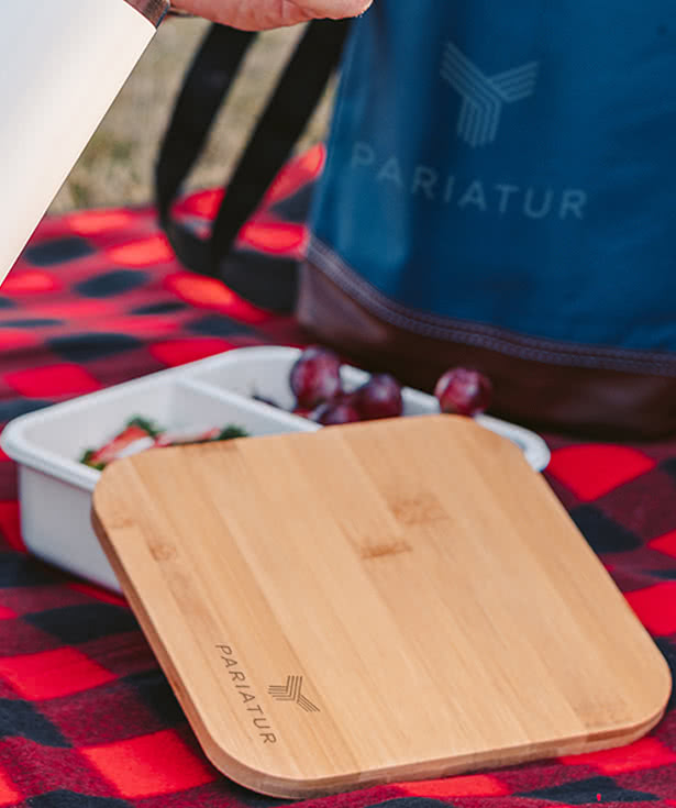 Laser Engraved Square Meal Bento Box