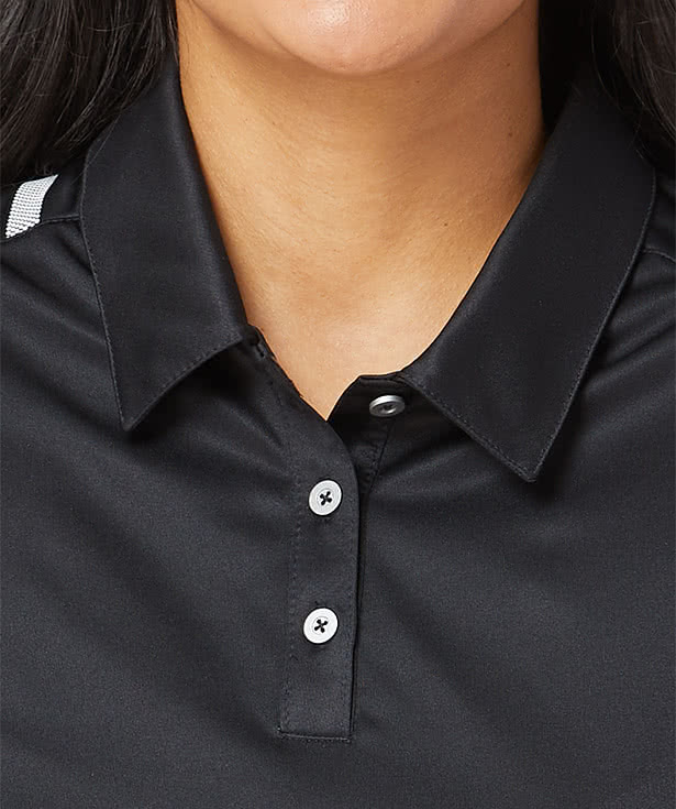 Adidas Women's 3-Stripes UPF 50+ Performance Polo - Printed
