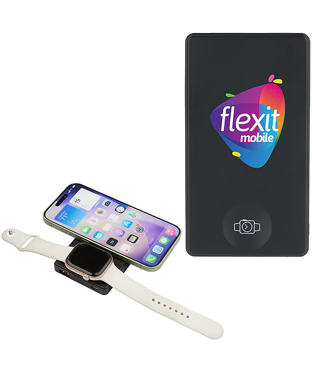 4,000mAh MagClick PowerBank with iWatch Charger