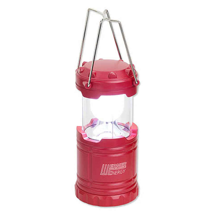 Retro Pop Up LED Lantern in Gunmetal