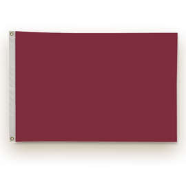 Full Color 2' x 3' Double Sided Nylon Flag - Color: Maroon