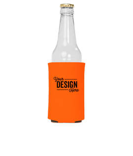 Foldable Bottle Cooler - Color: Orange
