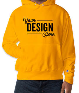 Champion Heavyweight Reverse Weave Pullover Hoodie - Color: C Gold