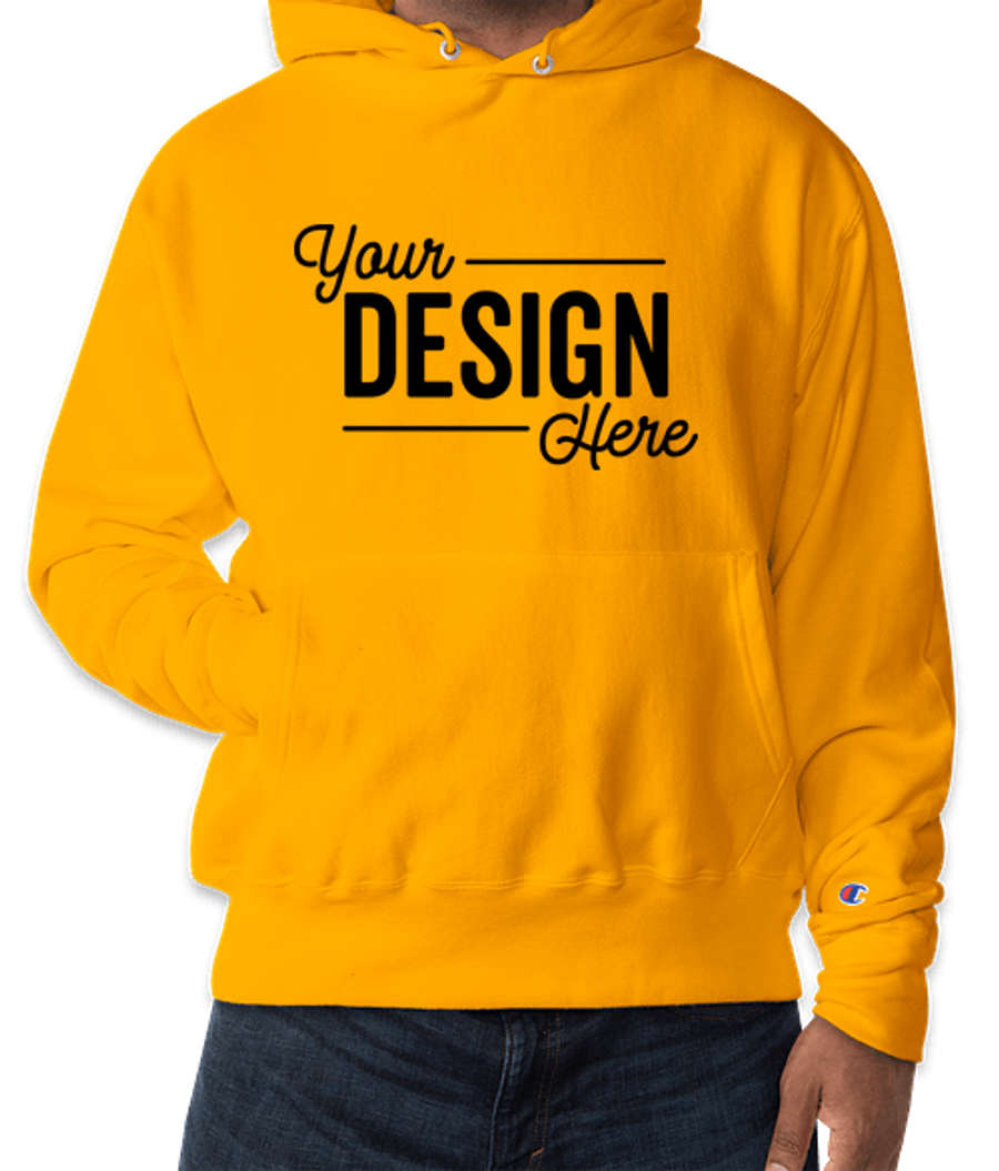 Champion Heavyweight Reverse Weave Pullover Hoodie in C Gold