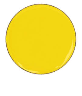 1" Round Lapel Pin - Color: Yellow / Brass