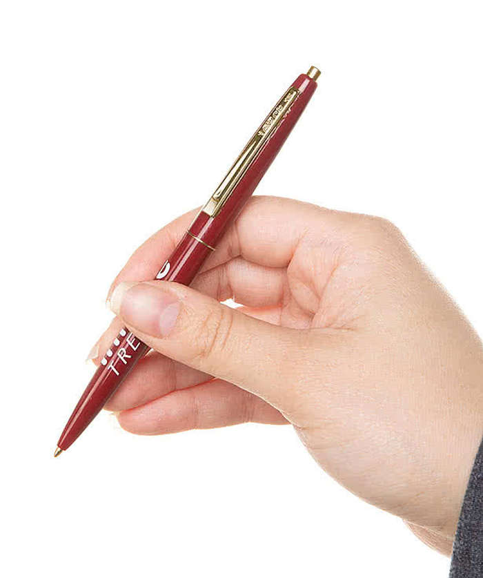 Clic Gold Trim Ballpoint Pen (blue ink)