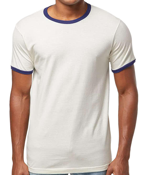 Tultex Fine Jersey Crewneck Ringer T-shirt