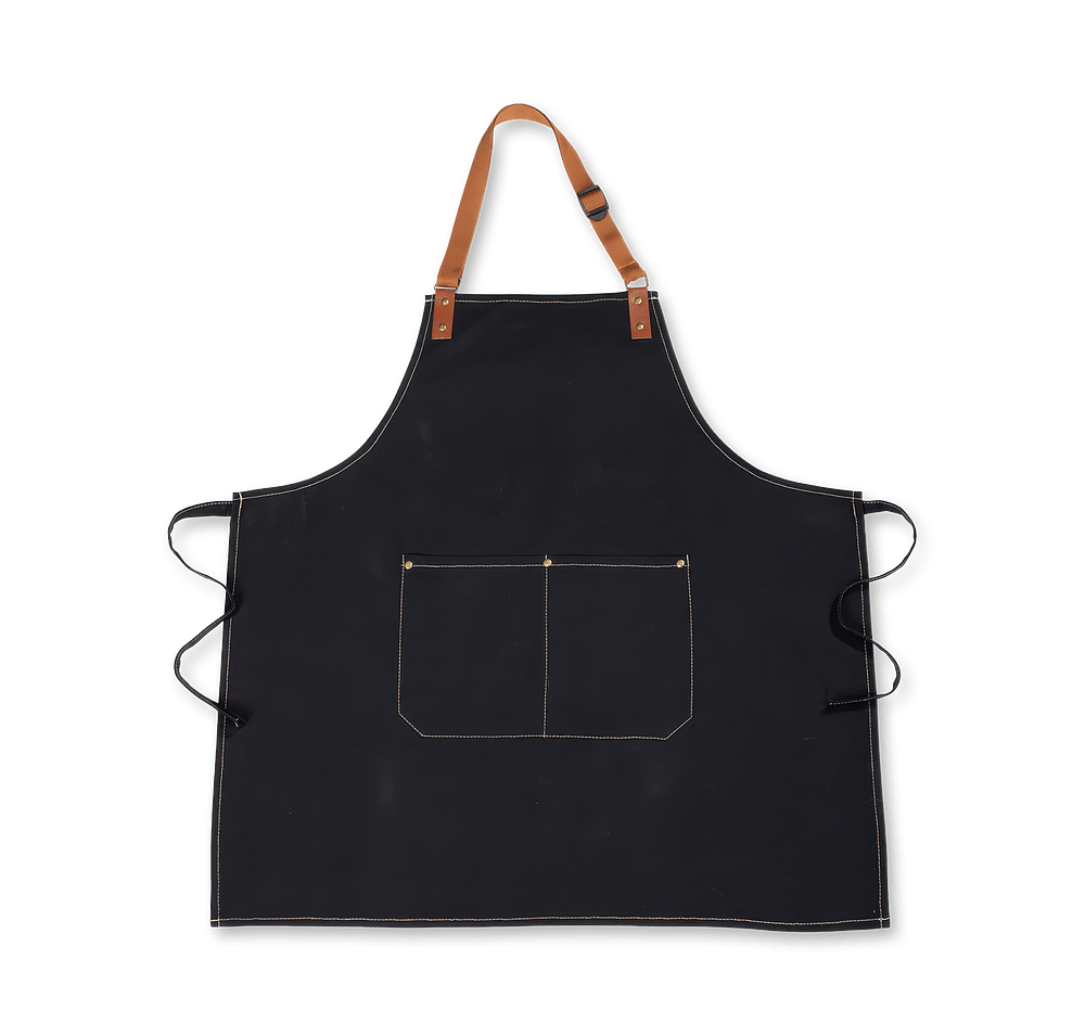 Pitmaster Recycled Cotton Medium Length Two-Pocket Apron-default