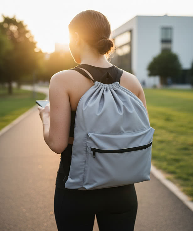 Anywhere Recycled Drawstring Bag