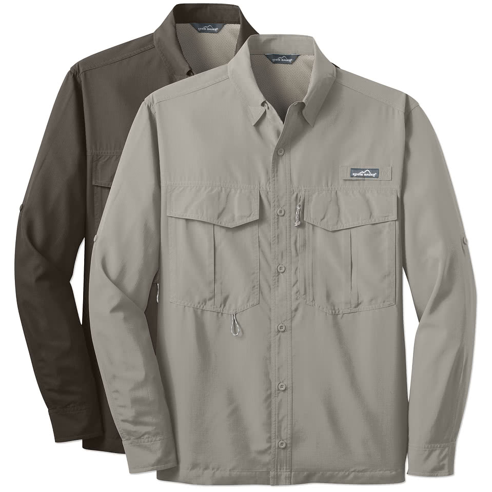 Eddie Bauer UPF 50 Performance Long Sleeve Shirt