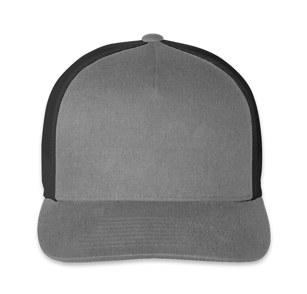 Pacific Headwear Five-Panel Snapback Trucker Hat - Embroidered-default