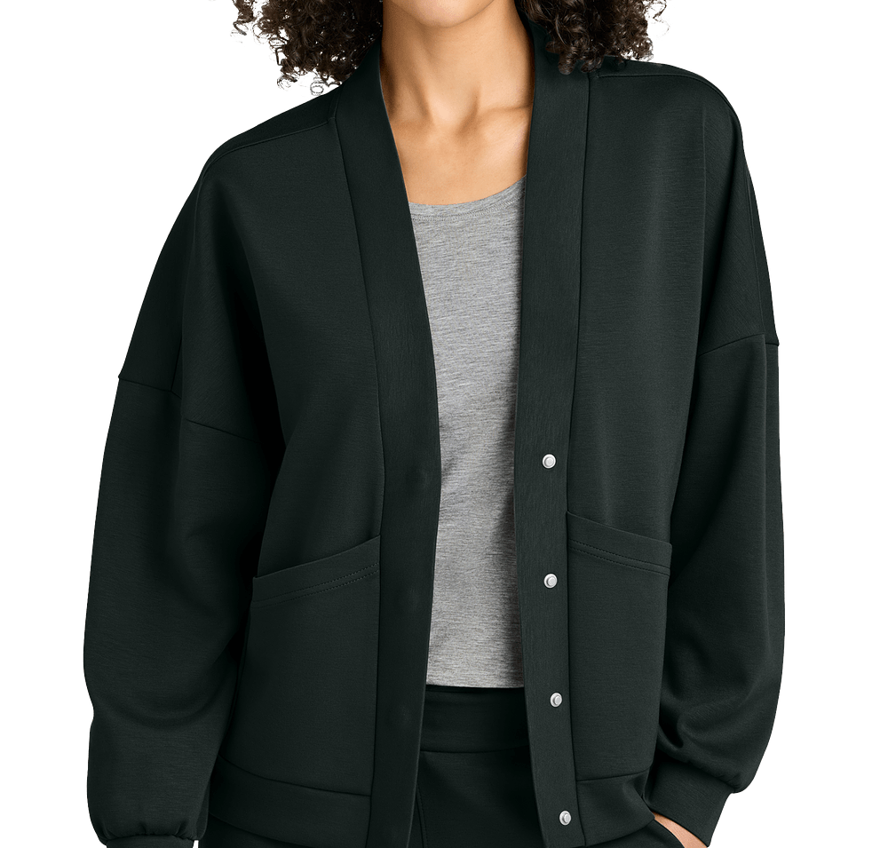 OGIO Women’s Transcend Hidden Snap Fleece Cardigan-default