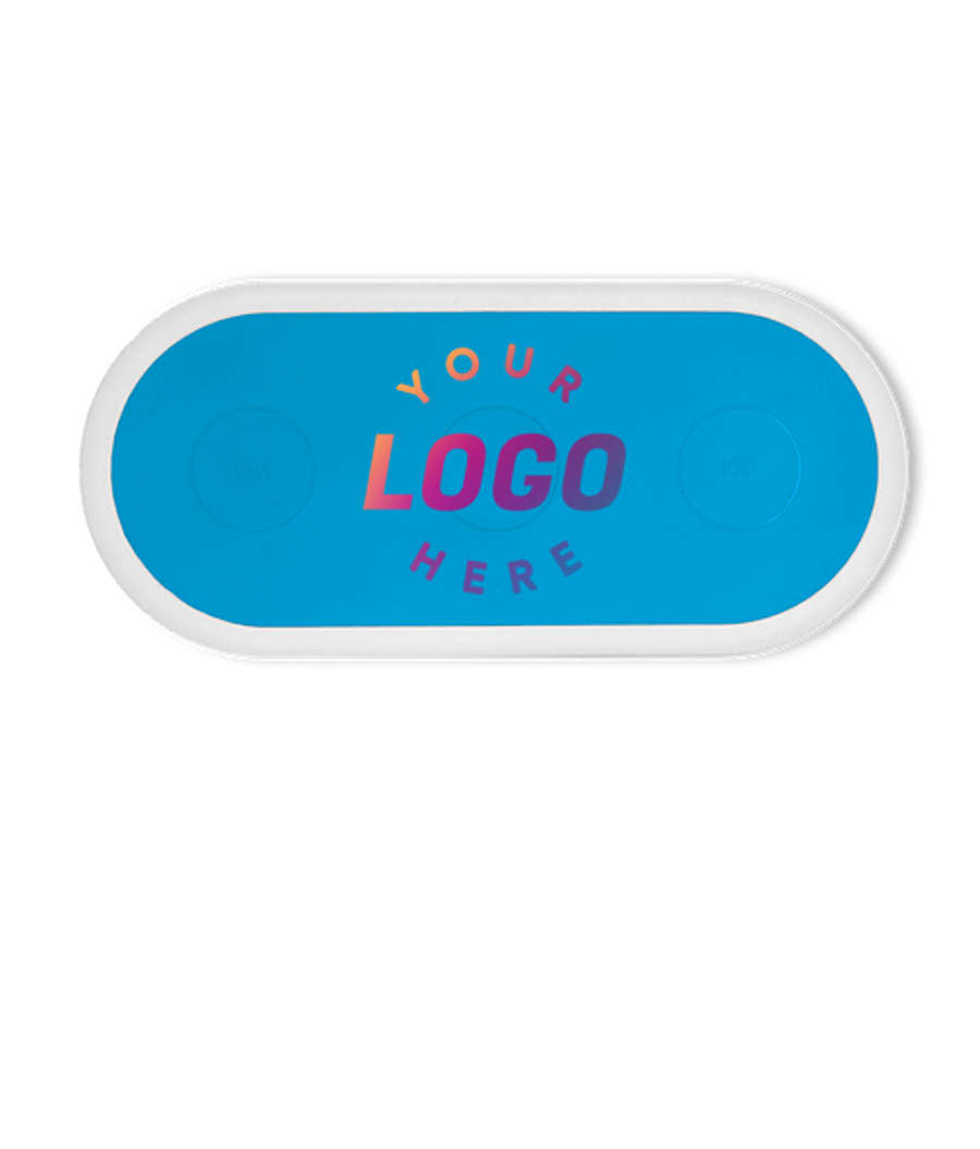Full Color iDock Eco 3-in-1 Portable Wireless Charging Pad in Columbia Blue