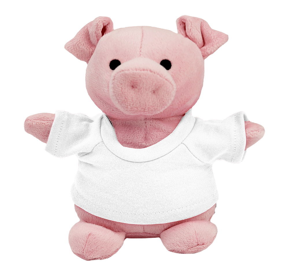 Full Color Bean Bag Buddies 6" Pig Plush Animal-default